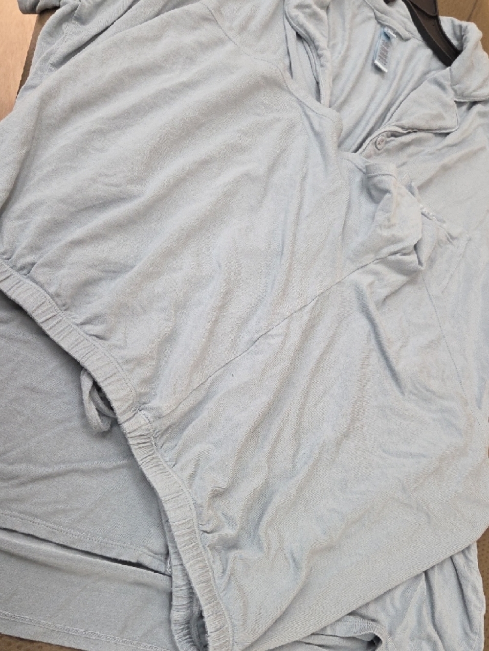 SKIMS-Light Blue Pajama Set - Picture 8 of 10